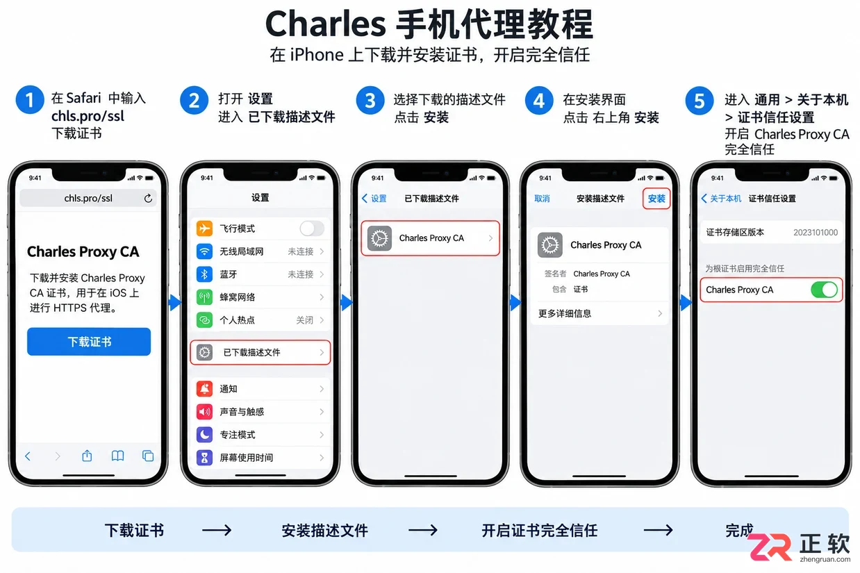 charles配置手机教程及连接设置方法