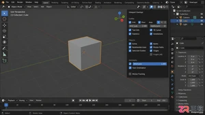 blender怎么显示边框快捷键操作教程