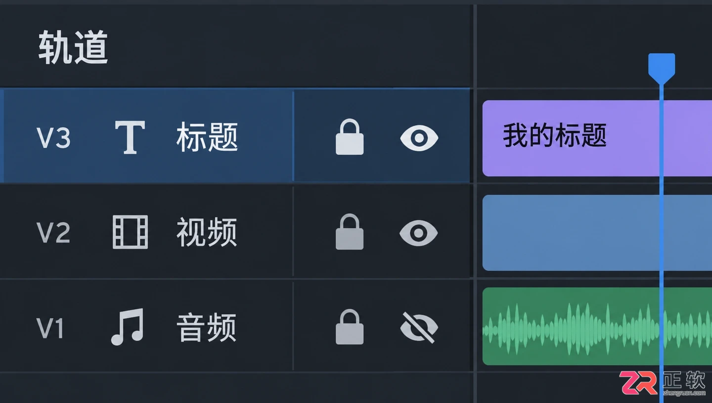 会声会影删除标题轨字幕的快捷操作