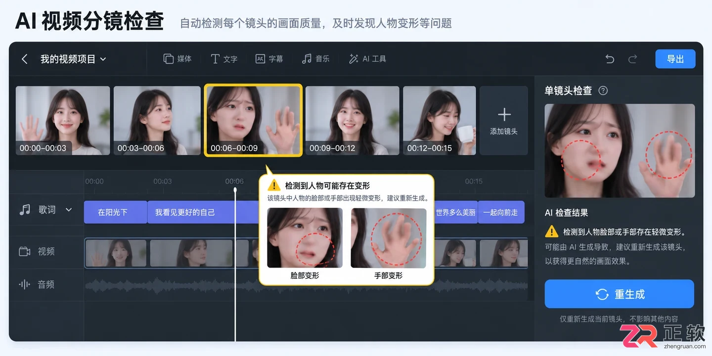 立刻MV怎么处理生成画面人物变形问题