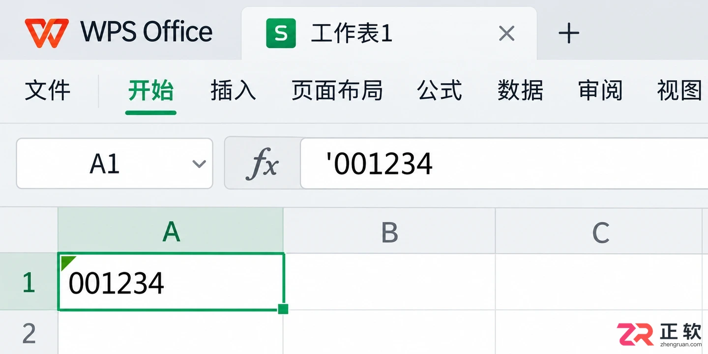 WPS 表格怎么设置单元格格式为文本