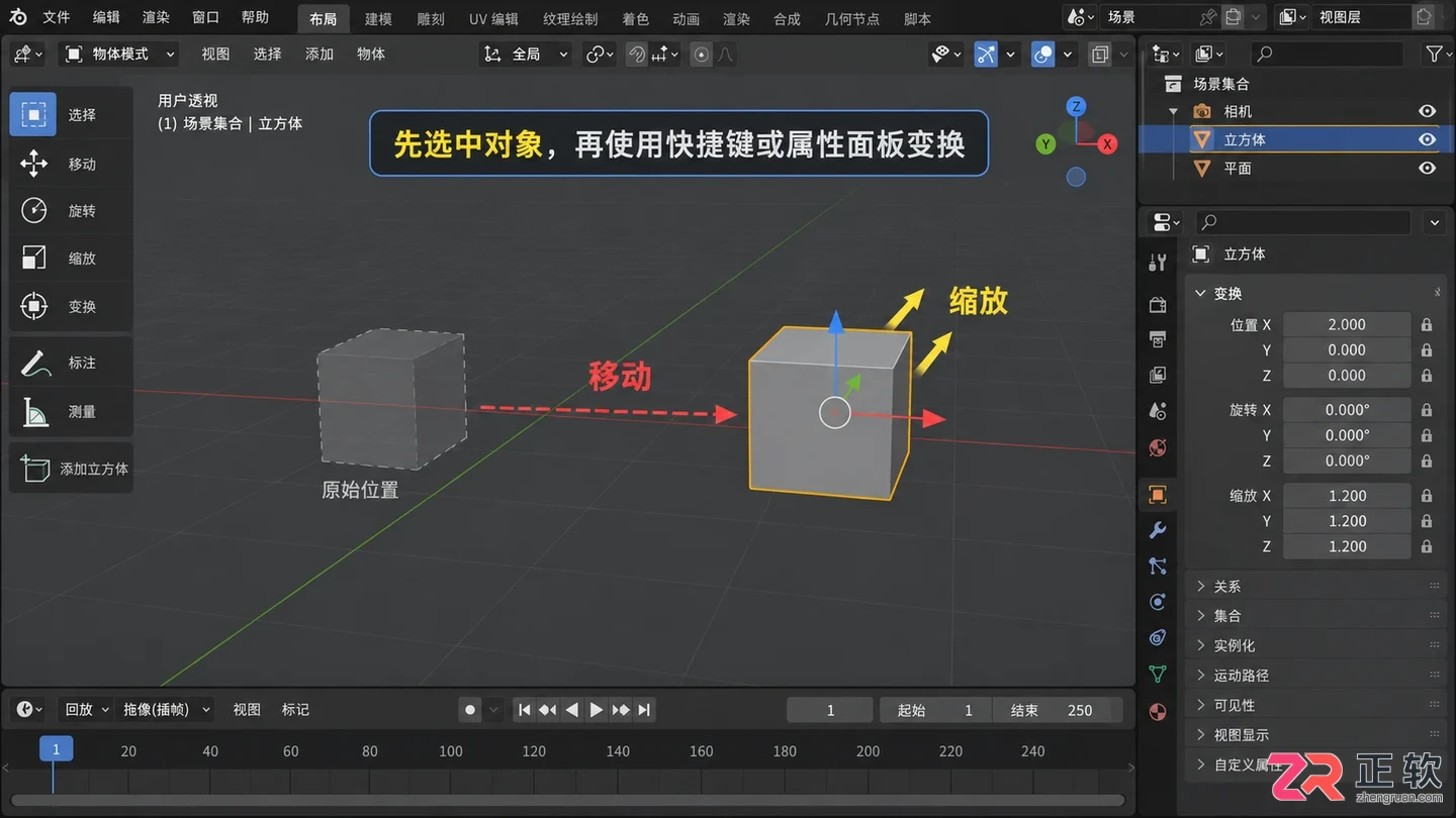 blender教程入门教程零基础快速上手操作步骤详解