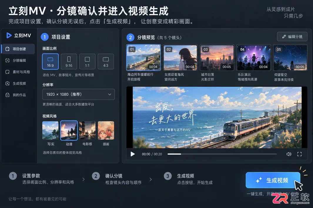 怎么用立刻MV生成AI分镜故事板