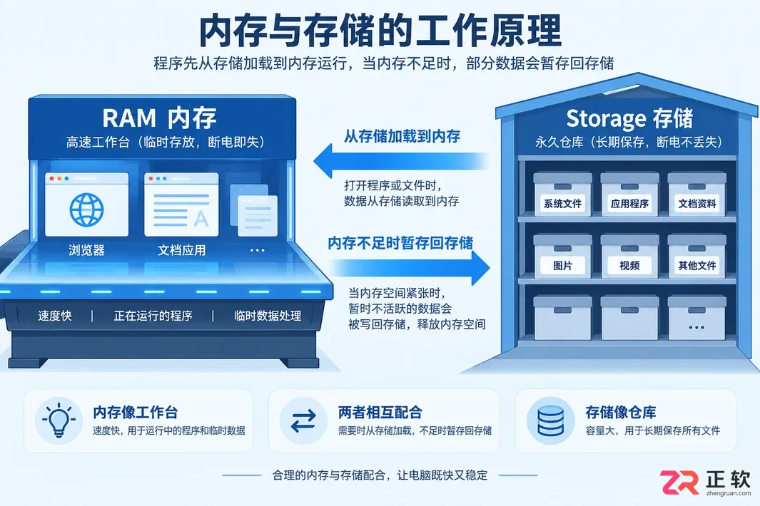 Windows12配置要求中的内存和存储有什么区别?升级前先看