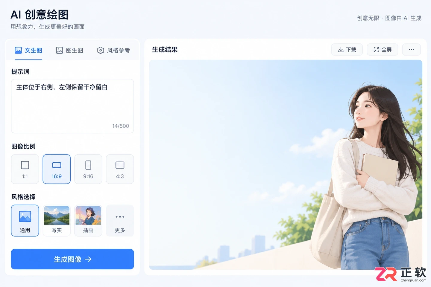 如何调整讯飞绘文配图风格