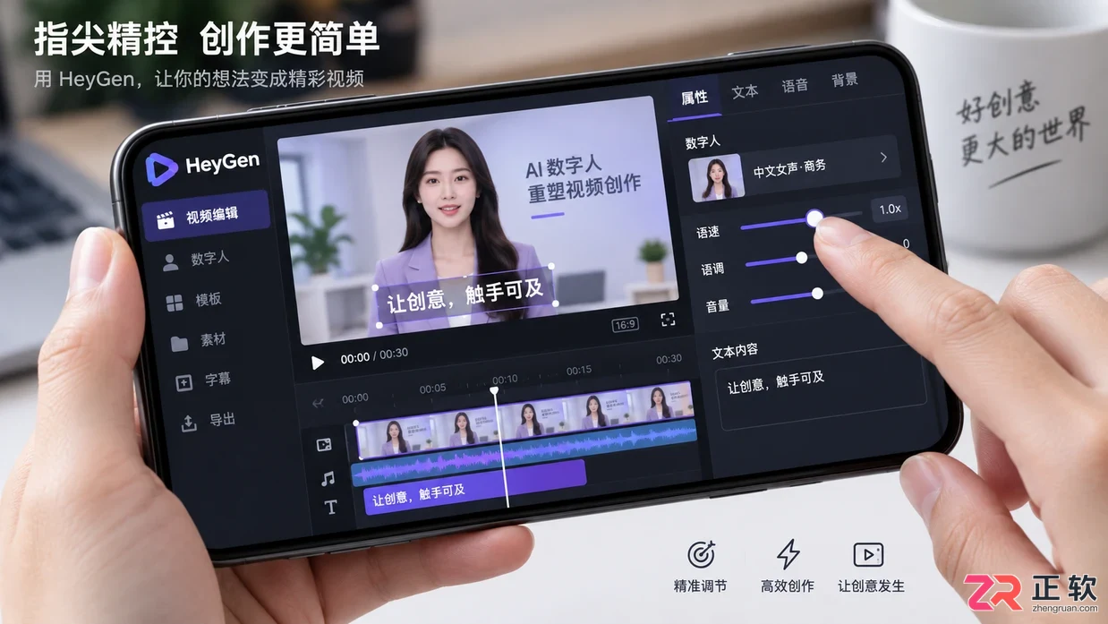 HeyGen手机怎么打开及手机端使用教程