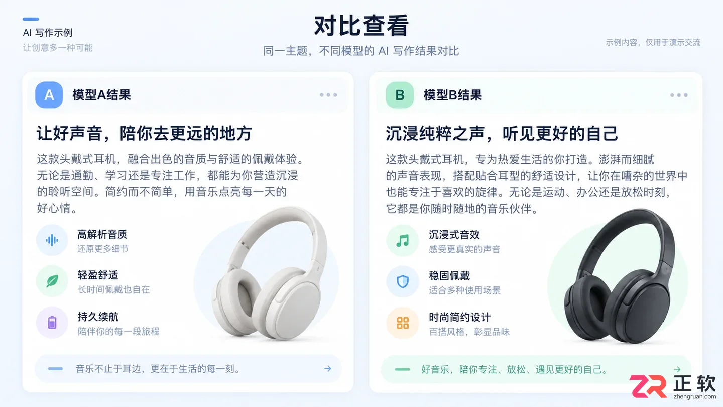 讯飞绘文写营销文案模型选择方法
