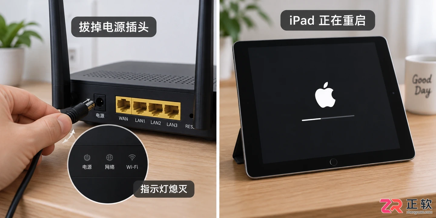 ipad无法连接wifi显示密码错误怎么办