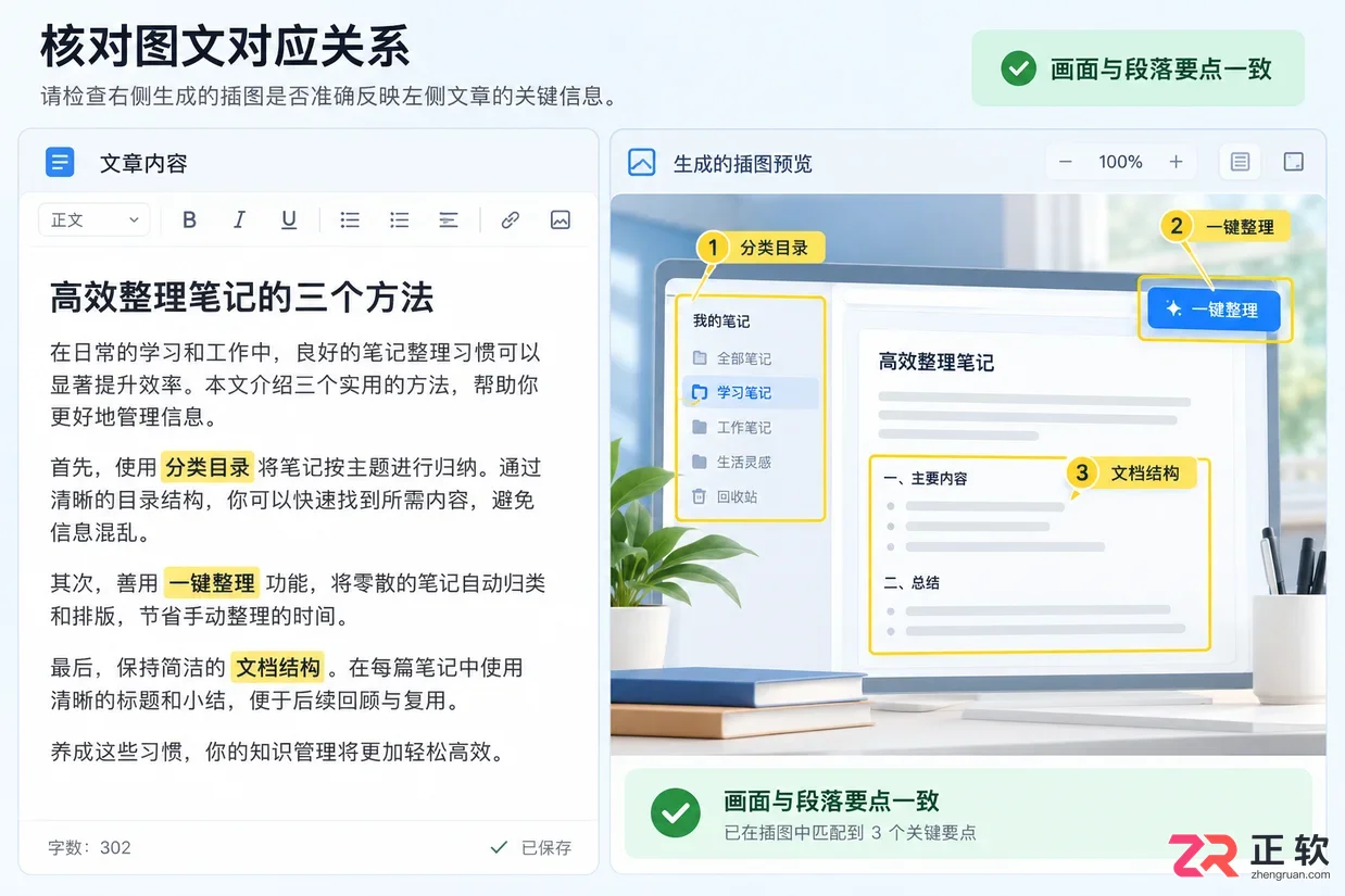 如何使用讯飞绘文 AI 配图功能