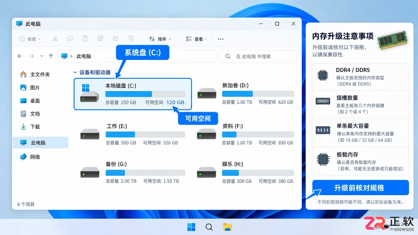 Windows12需要多少内存?官方规格公布前如何评估电脑