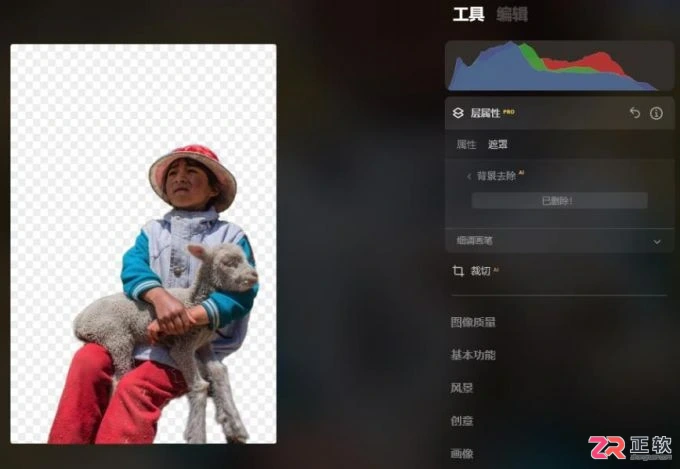 Luminar Neo快速去除背景与模拟大光圈虚化教程