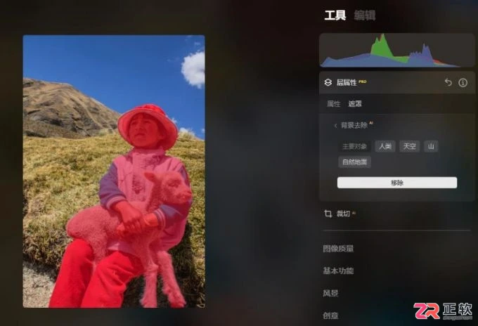 Luminar Neo快速去除背景与模拟大光圈虚化教程