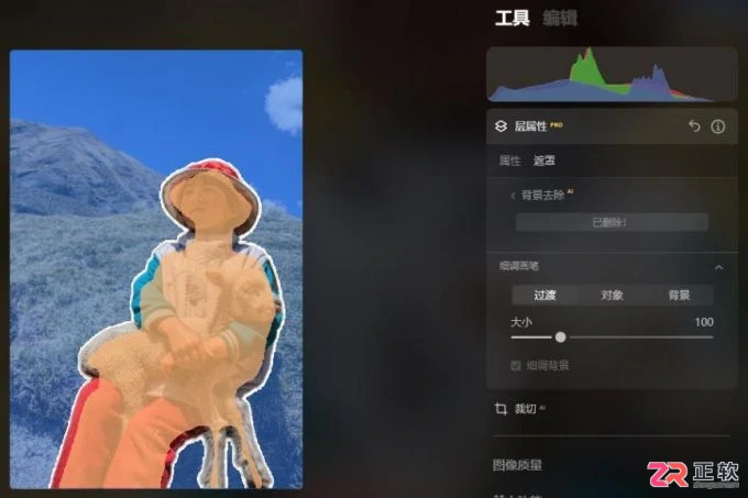 Luminar Neo快速去除背景与模拟大光圈虚化教程