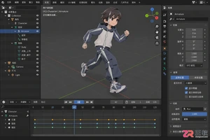 blender导入动画详细步骤与设置方法教程