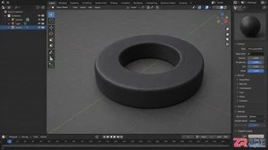 blender怎么做橡胶零件建模与材质设置教程