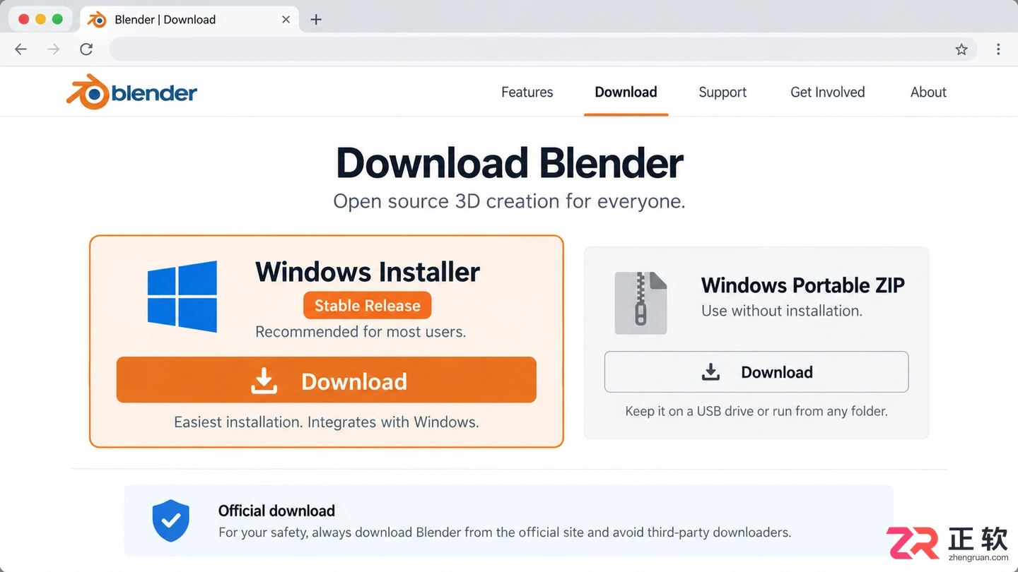 blender下载安装教学官网正版免费安装步骤