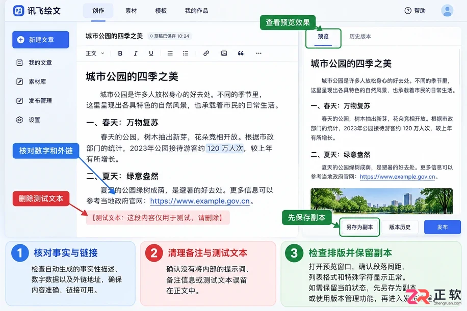 讯飞绘文怎么一键发布文章