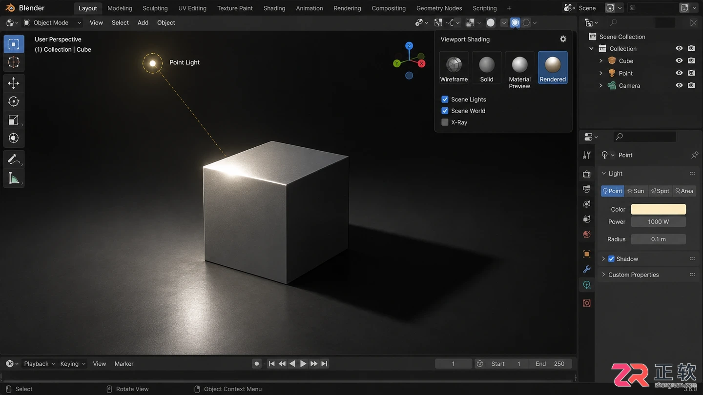 blender材质预览和渲染的区别及判断方法