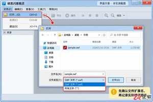 闪客精灵无法打开文件的原因及解决方法