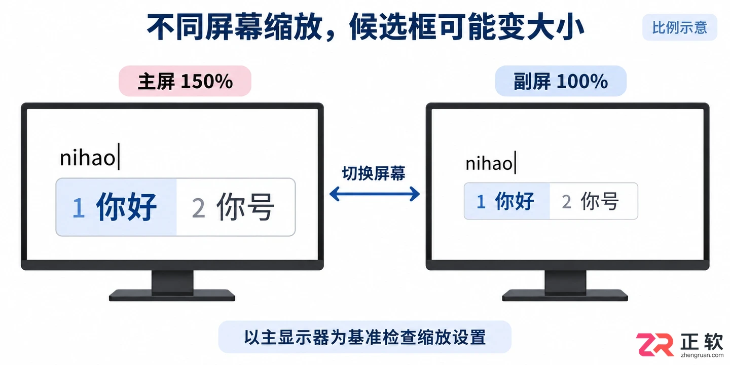 Windows10微软拼音候选框字体大小如何设置