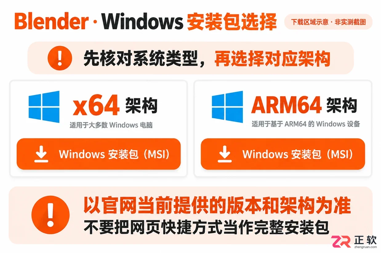 blender安装包msi下载与安装步骤教程