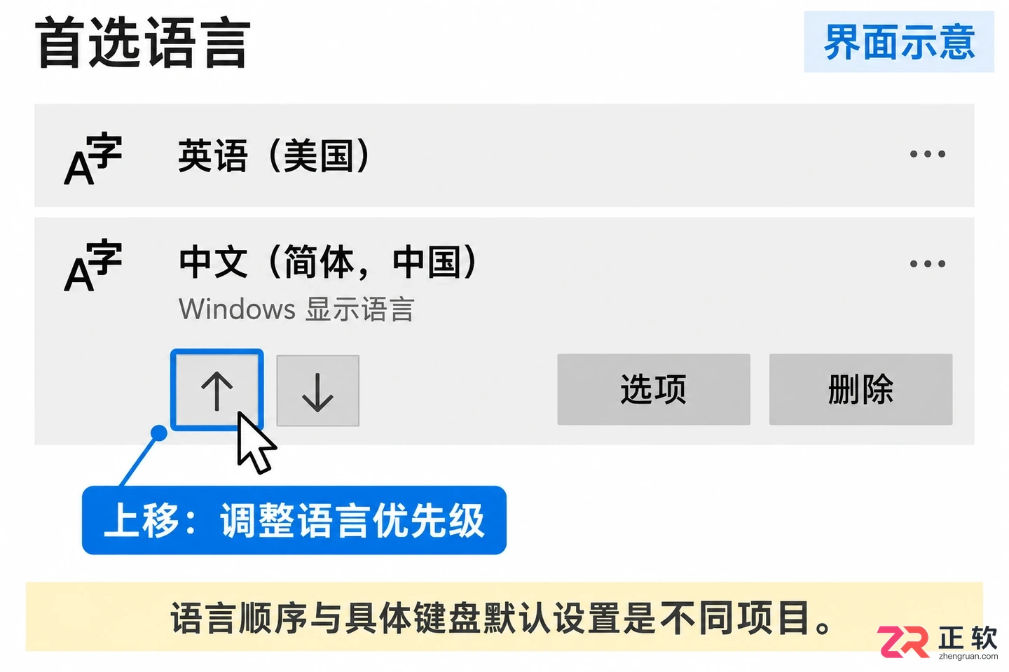 Windows10输入法顺序怎么调整