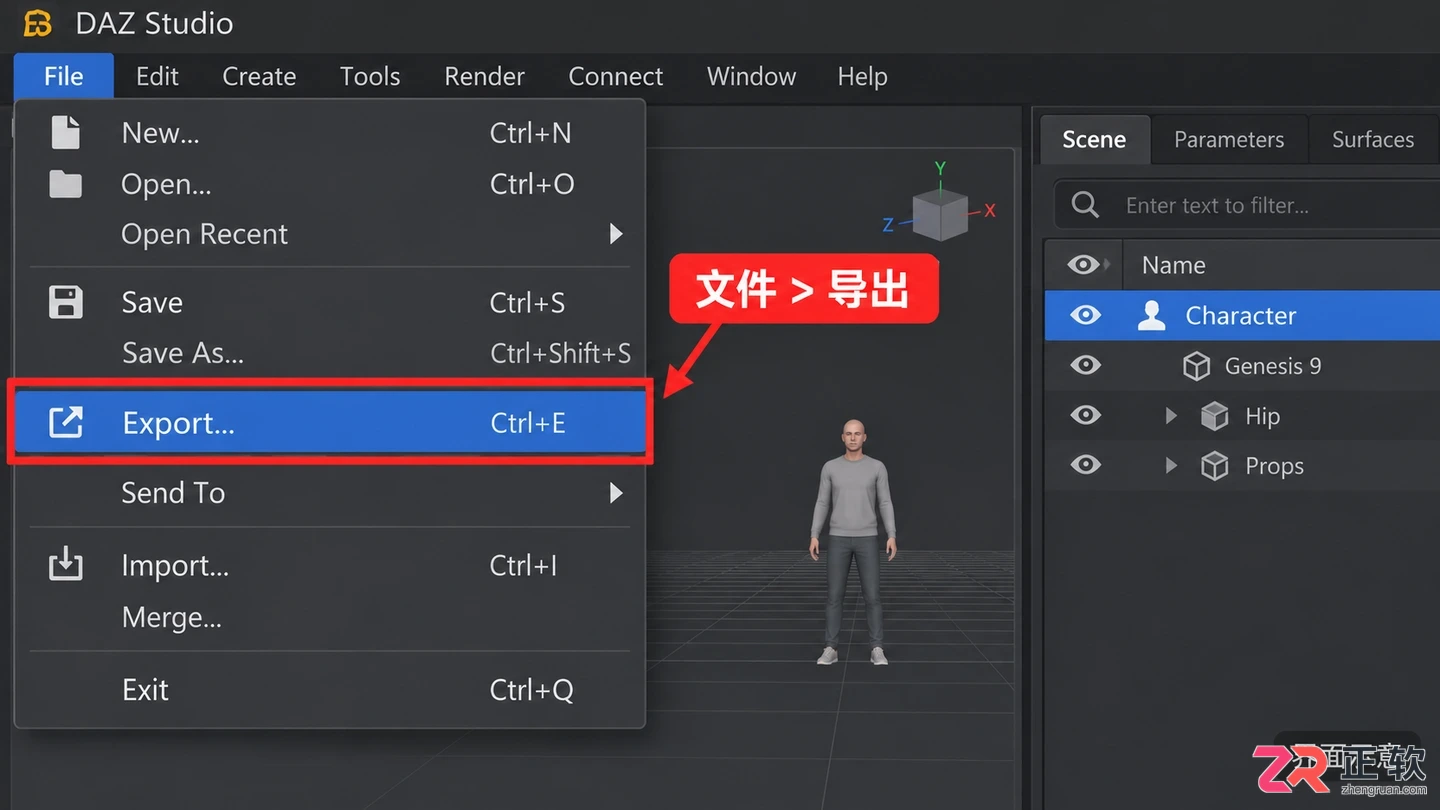 blender导入daz角色文件的完整操作教程