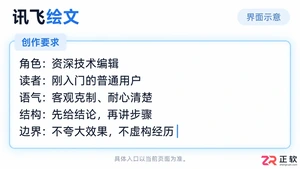 讯飞绘文怎么设置写作人设