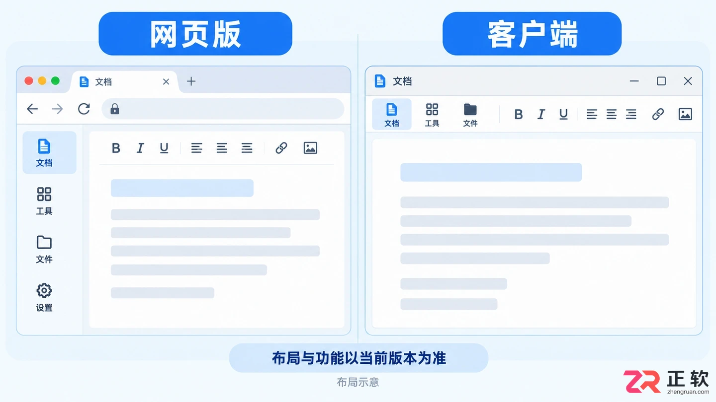 讯飞绘文网页版和客户端入口有什么不同