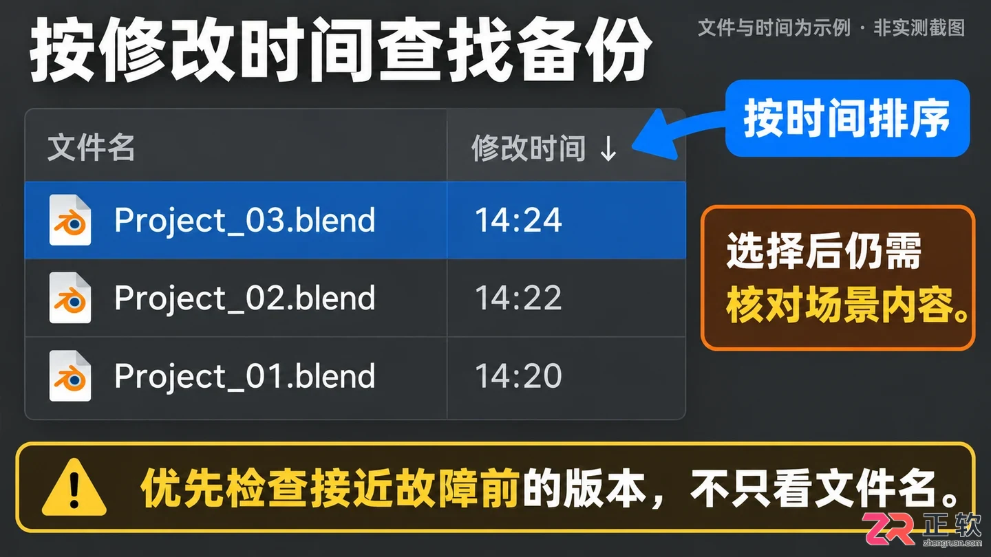 blender闪退没保存的文件怎么办自动保存文件找回教程