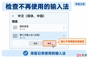 Windows10输入法设置怎么恢复默认