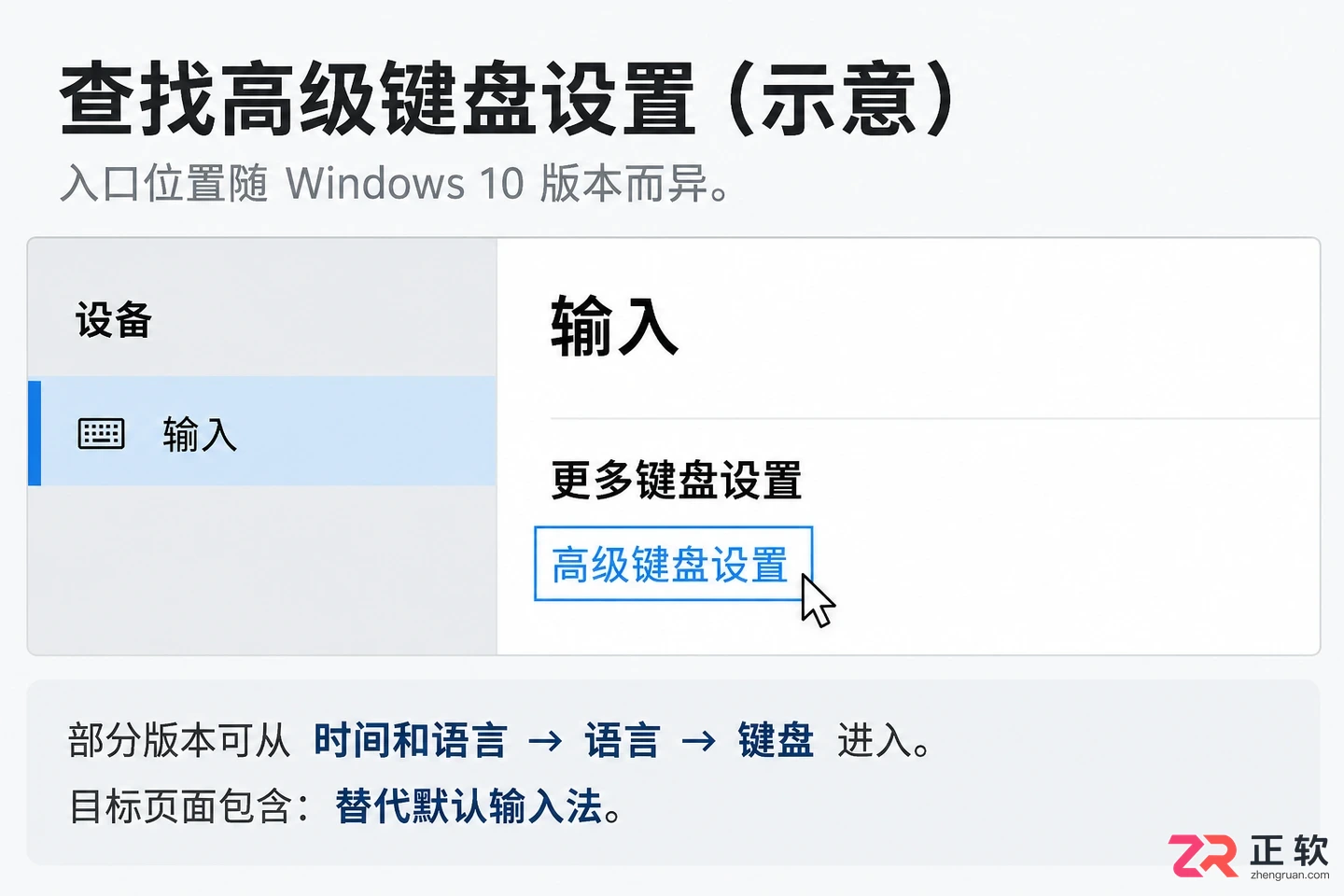 Windows10如何设置默认输入法为微软拼音