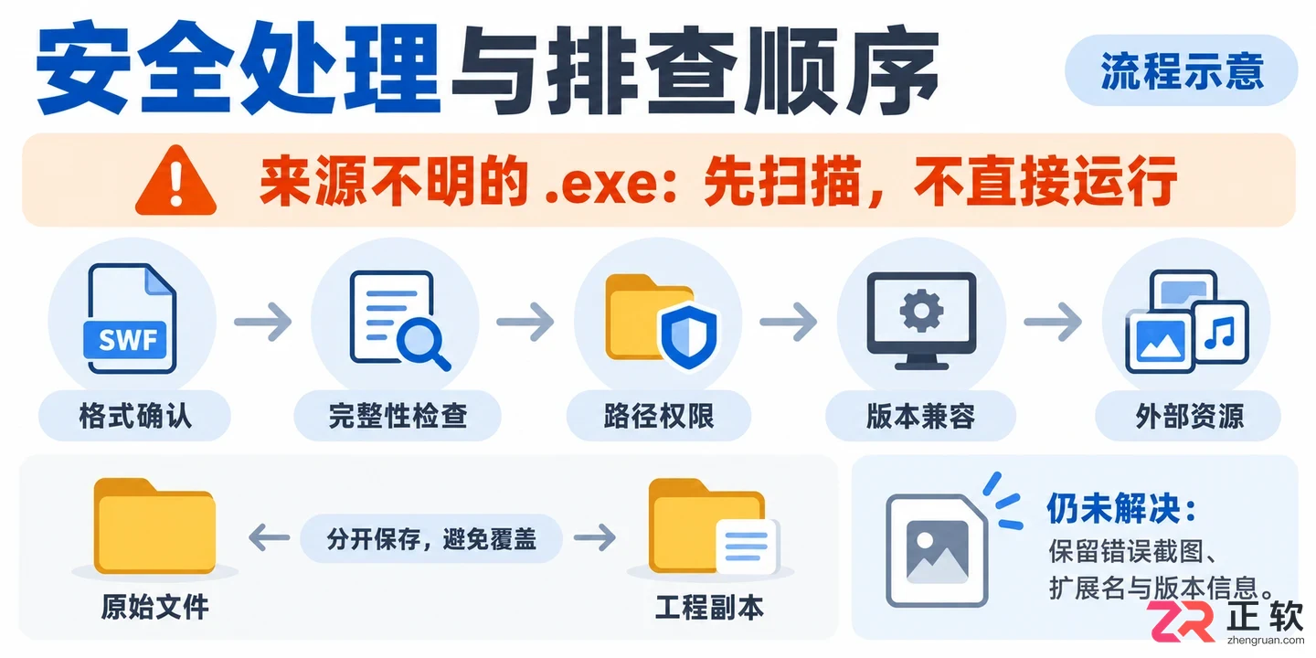 闪客精灵无法打开文件的原因及解决方法