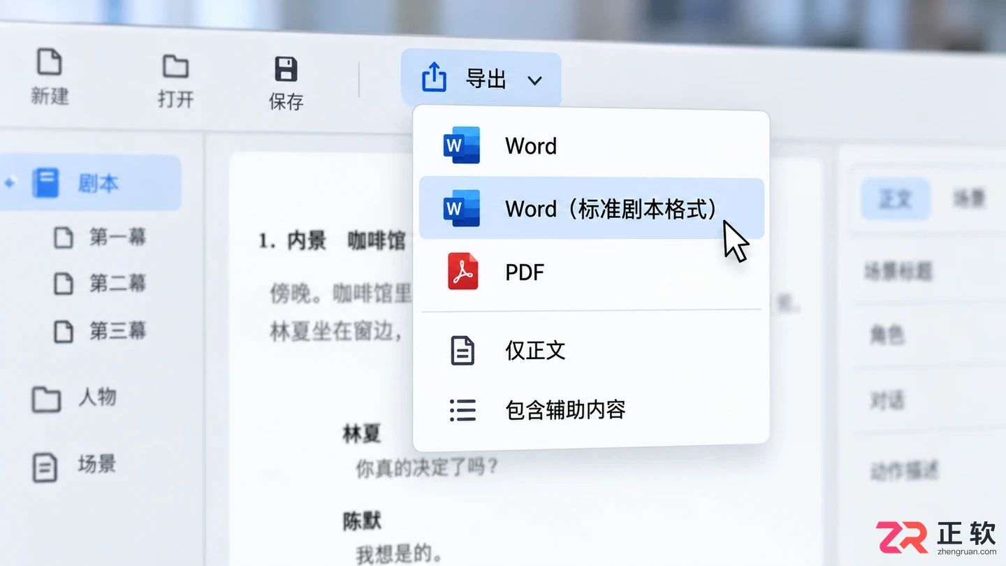 剧云怎么一键导出标准短剧剧本
