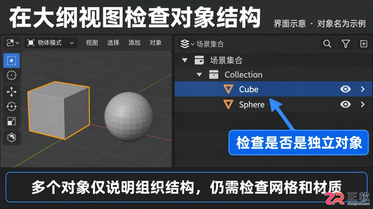 blender导入obj分离怎么操作模型拆分步骤详解