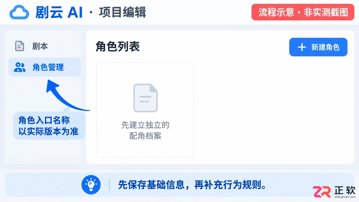 剧云AI怎么设定短剧配角性格特征