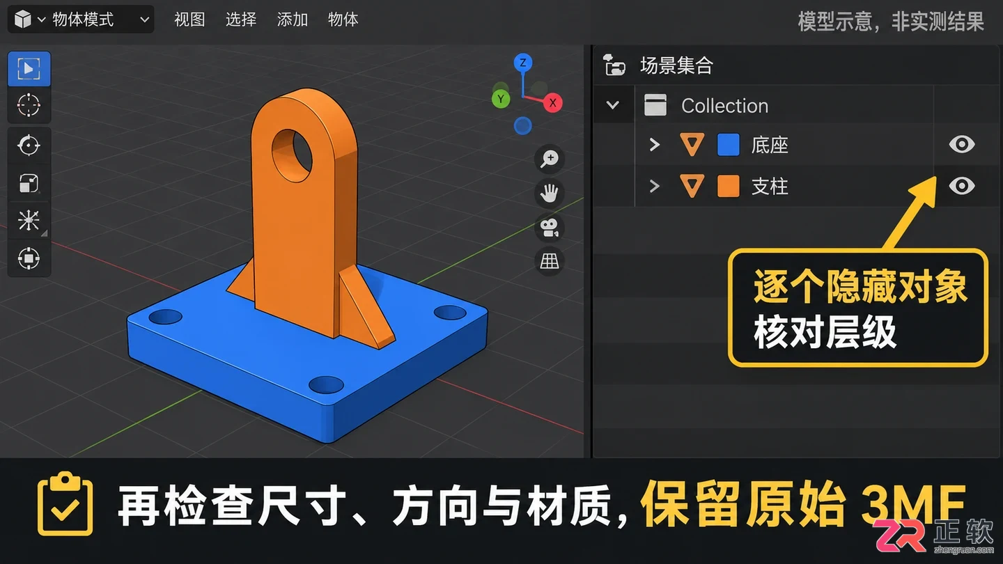 怎么用blender打开3mf文件详细操作教程