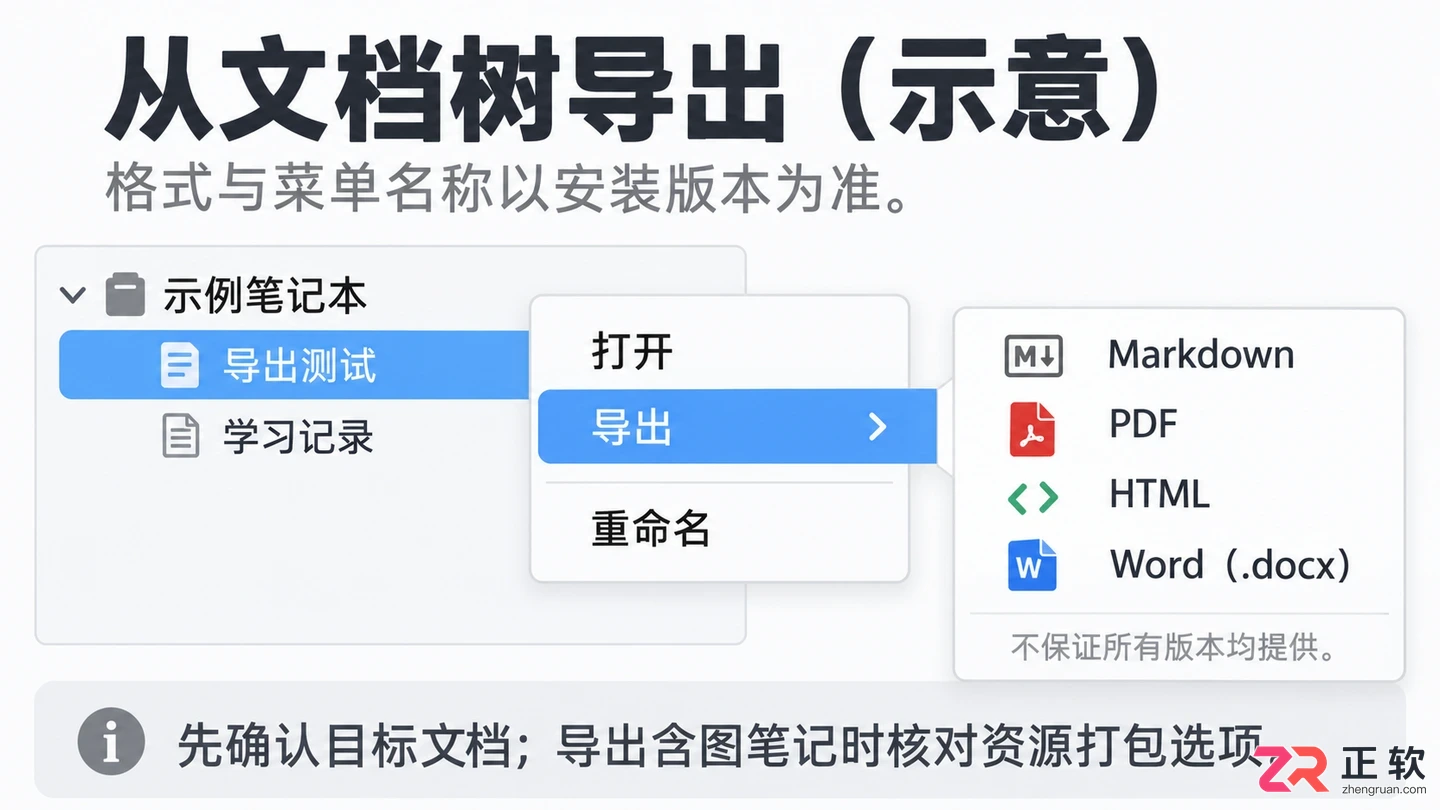 思源笔记内容导出工具怎么用详细操作教程