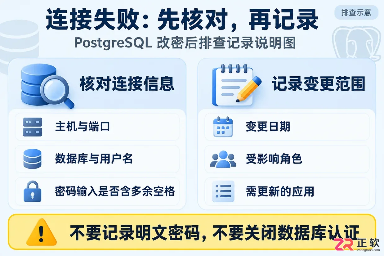 postgresql修改密码的步骤教程详解与注意事项