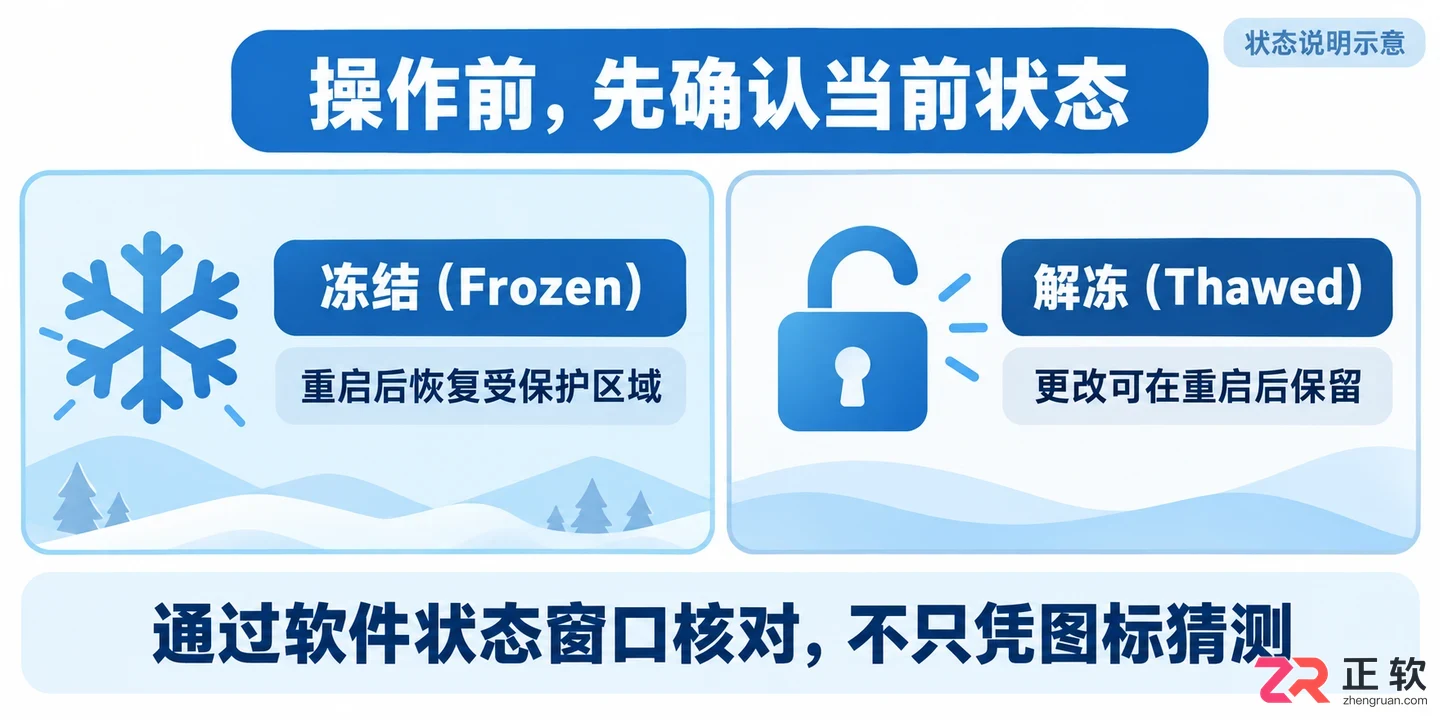 冰点还原精灵使用教程详细操作步骤图解