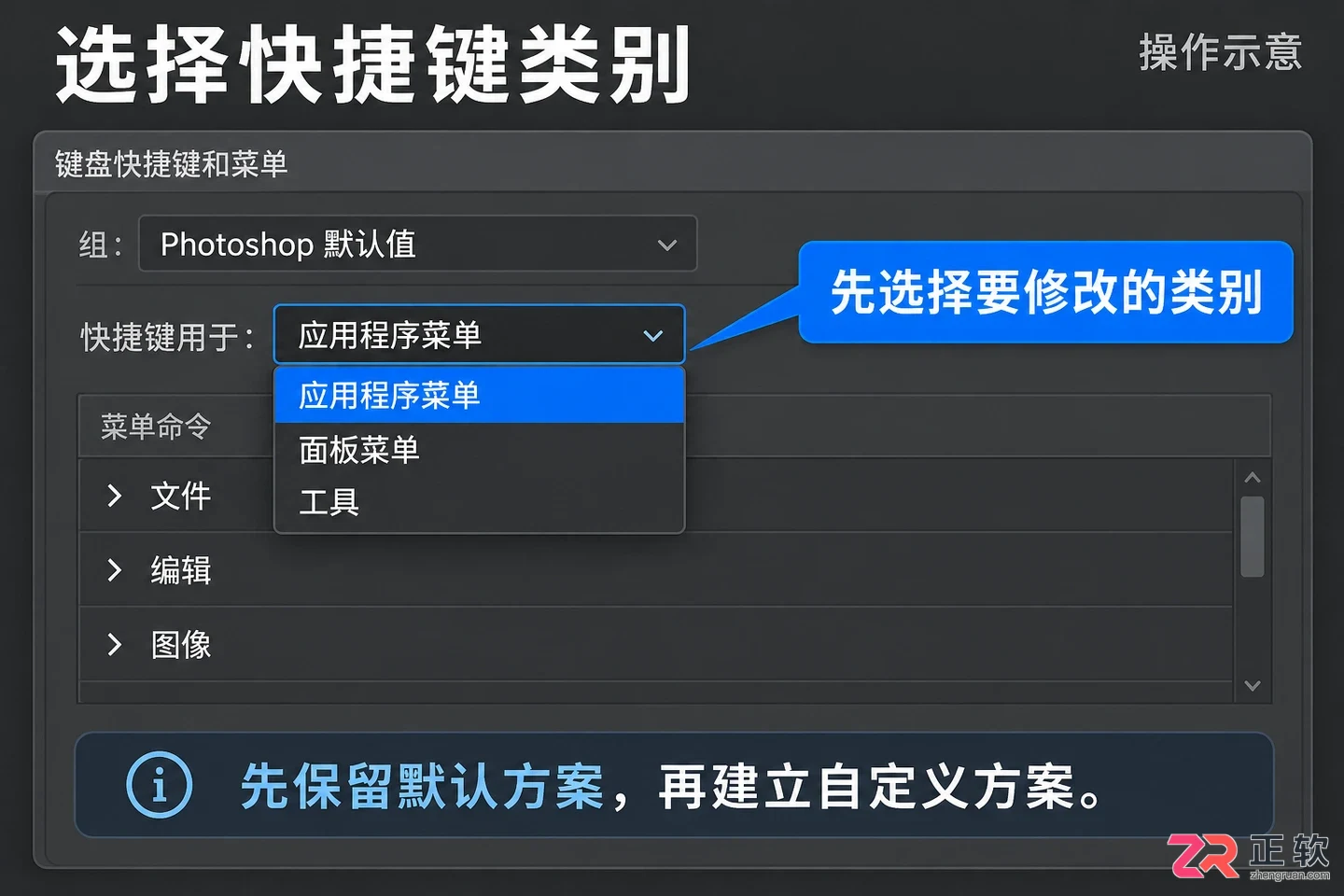 PS快捷键怎么设置