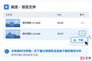 阅流怎么下载视频到电脑本地保存操作教程