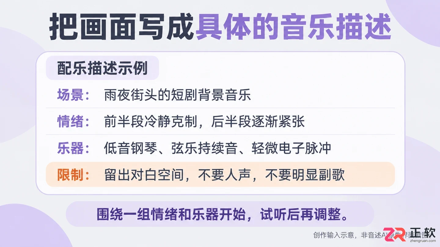 音述AI怎么创作短剧氛围感背景音乐