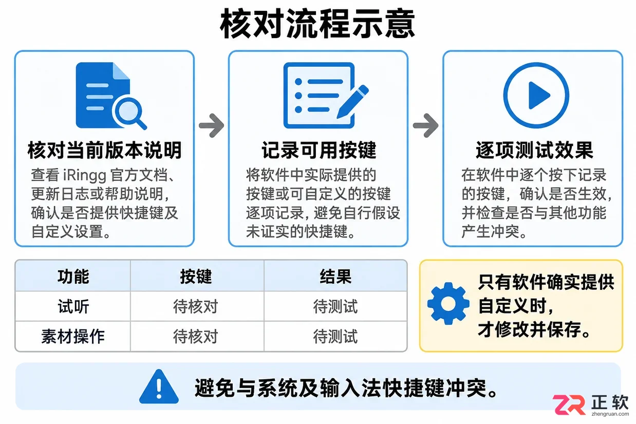 iRingg快捷键怎么用及常用操作教程