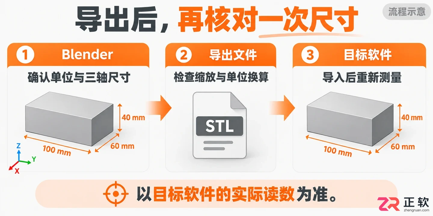 blender怎么测量模型实际尺寸教程