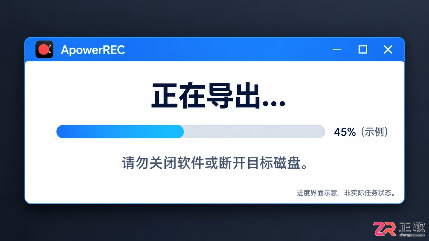 apowerrec文件导出教程详解与操作步骤