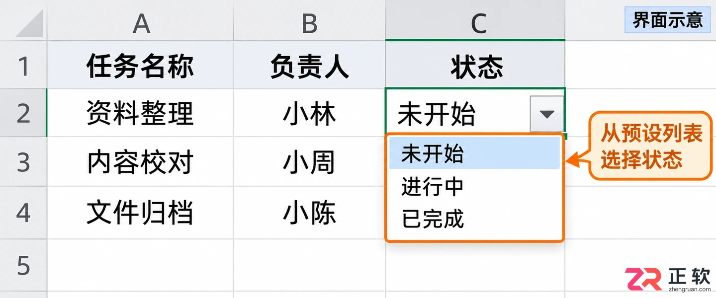 excel怎么设置选项内容并创建下拉菜单教程