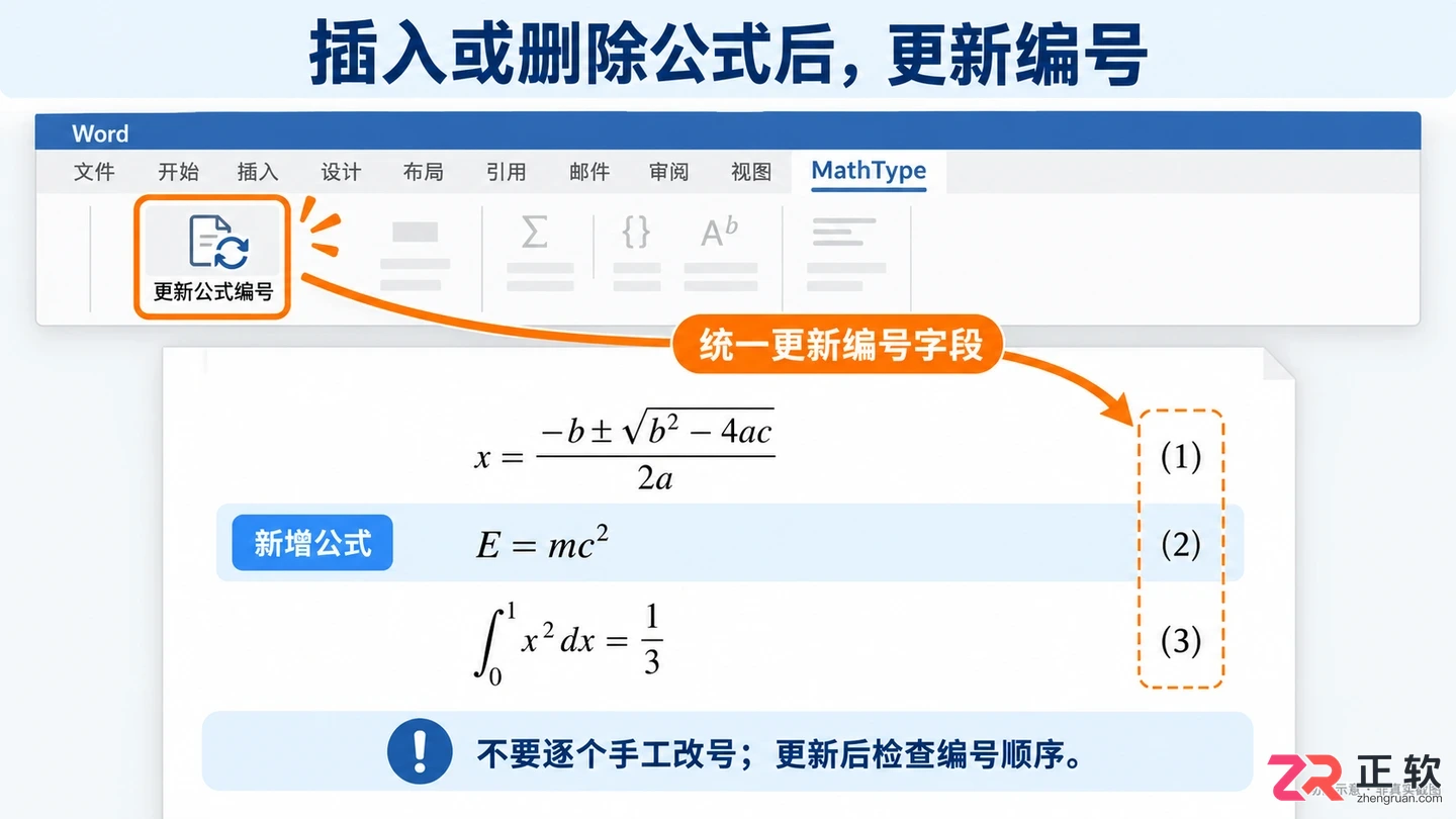 mathtype怎么插入公式编号右对齐设置教程