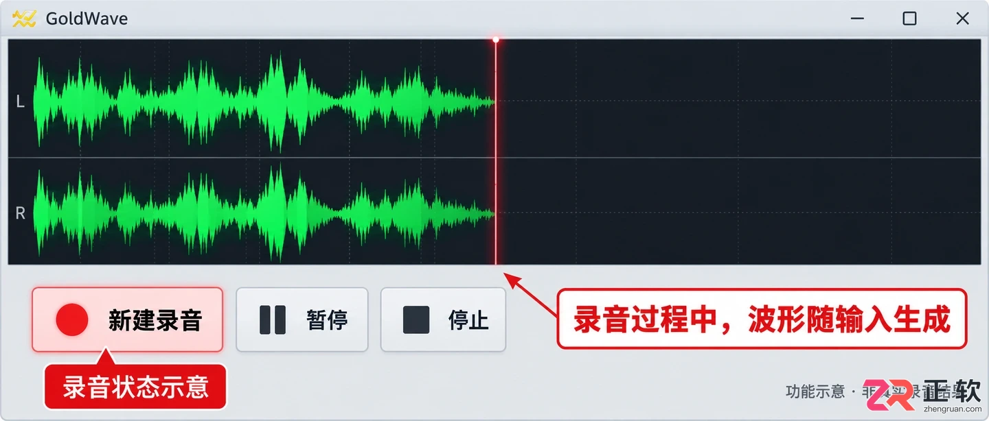 goldwave录音教程教你设置并录制电脑声音