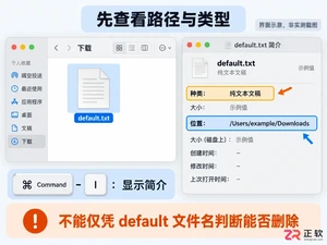 default文件可以删除吗删除后的影响及处理方法